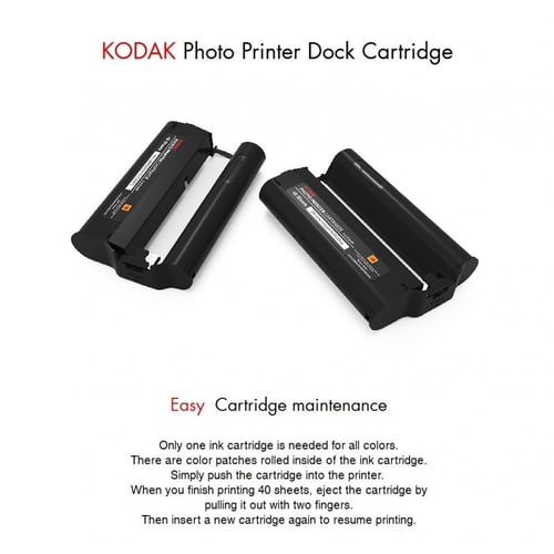 أحبار | حبر و40 ورقة لطابعة الصور | كوداك