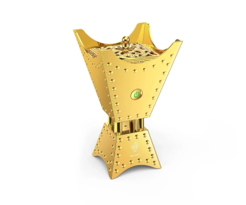 مبخرة العود المعدنية الكهربائية مع مكبر صوت من بخو...