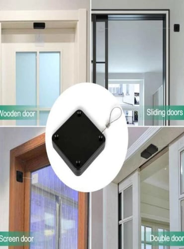 غالق باب أوتوماتيكي صغير - ابيض او اسود