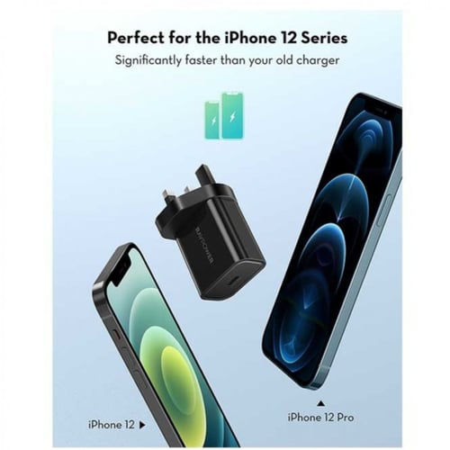 شاحن جداري بمنفذ PD بقوة 20W - راف باور