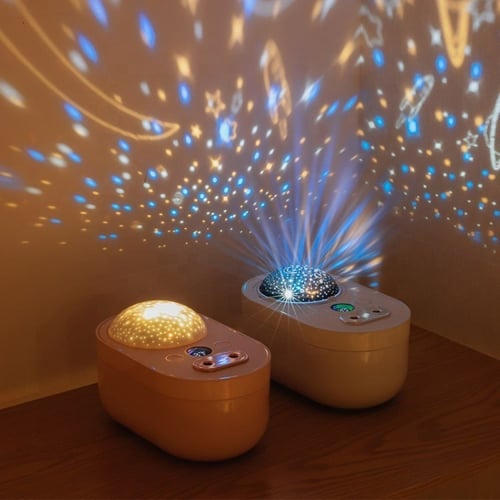 فواحة ومرطب هواء مع بروجيكتر اضاءة الفضاء