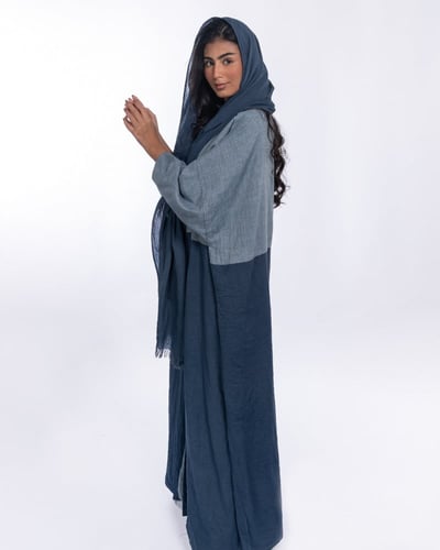 عباية لف مستوحى من الكيمونو الياباني ‎ناعمة وخفيفة...