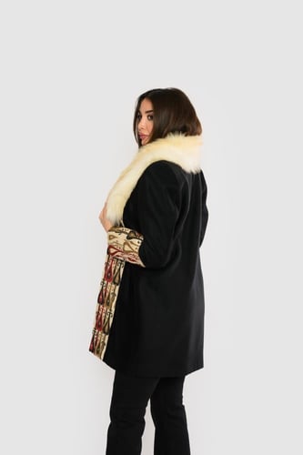 جاكيت قبة فرو