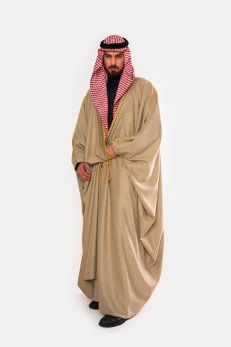 بشت كشمير مروبع بريسم مكسر زري