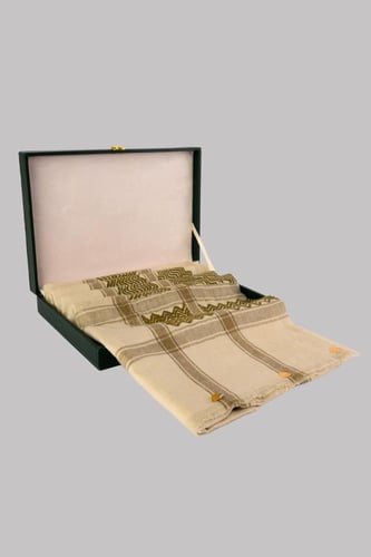 شال كشميري بشمينا نص ترما صوف 50%