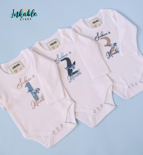 طقم الاشهر ثيم الحوت - Whale Monthly Set