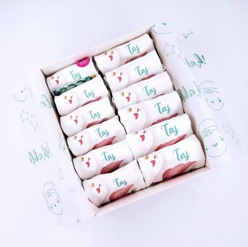 مجموعة الشهور ثيم الوز - Swan Set of 12