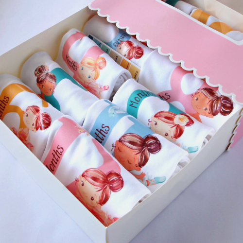 طقم الشهور ثيم الباليه - Ballerina Set of 12