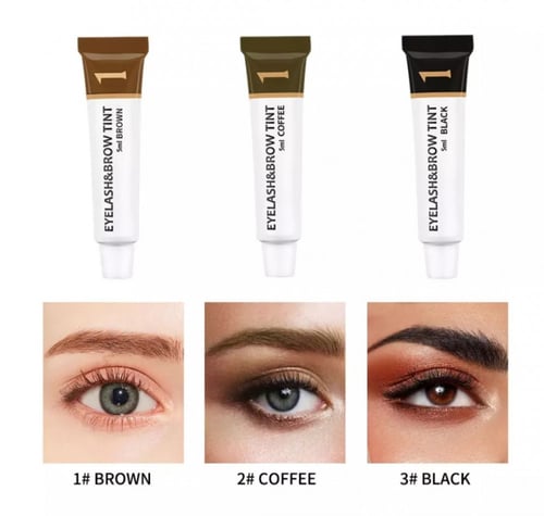 صبغة رموش وحواجب