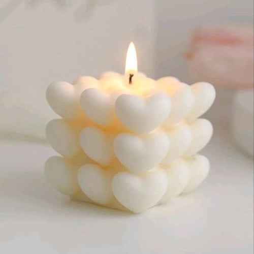 « قالب فقاعات قلوب »