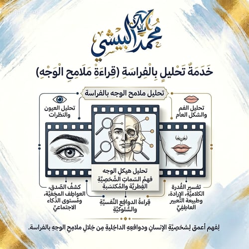 تحليل الفراسة "اكتشف أسرار الشخصية من ملامح الوجه"