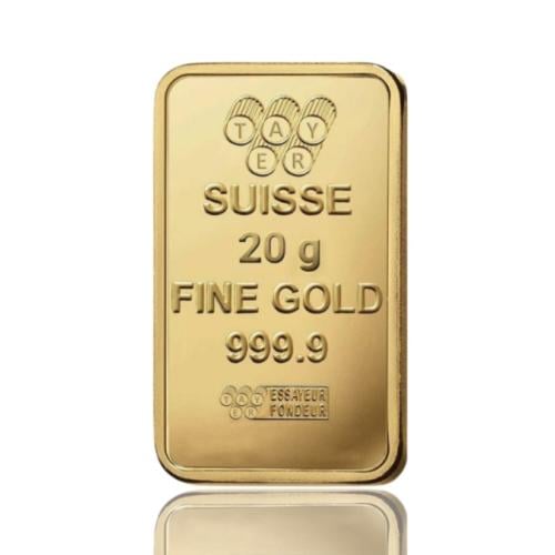 سبيكة ذهب 20 جرام عيار 24