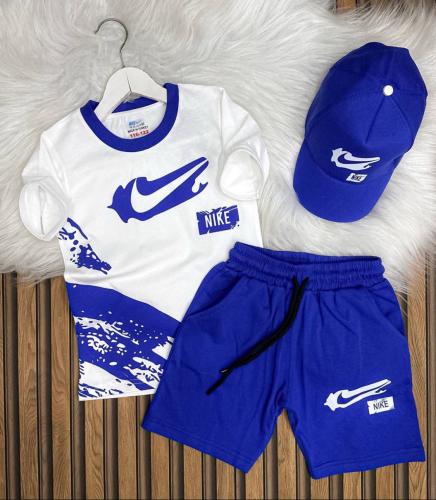 بدله أزرق نايك + كاب