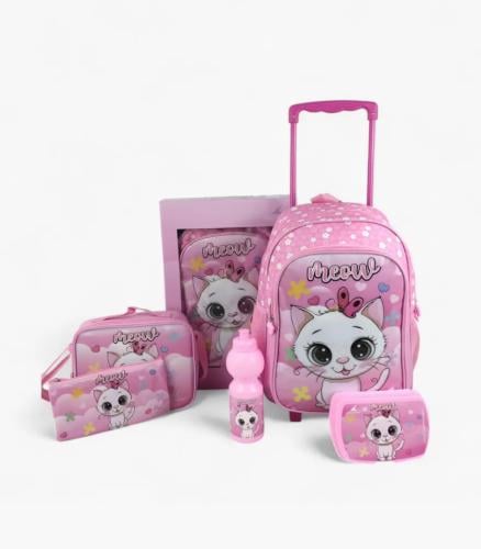 شنطه مدرسيه 5 قطع