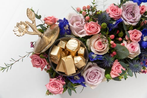 باقة تهنئة بفخامة