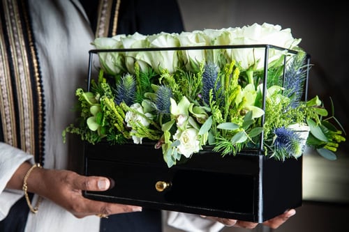 باقة صندوق الروز