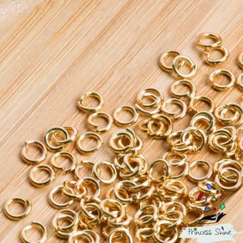 193 - حلقات ذهبي حجم صغير مقاس 2.2 ملم