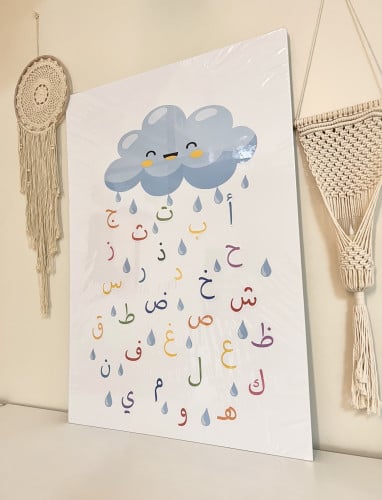 لوحة غيمة الأحرف