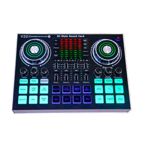 كرت صوت خارجي مكسر V22 يدعم الكمبيوتر المحمول واله...