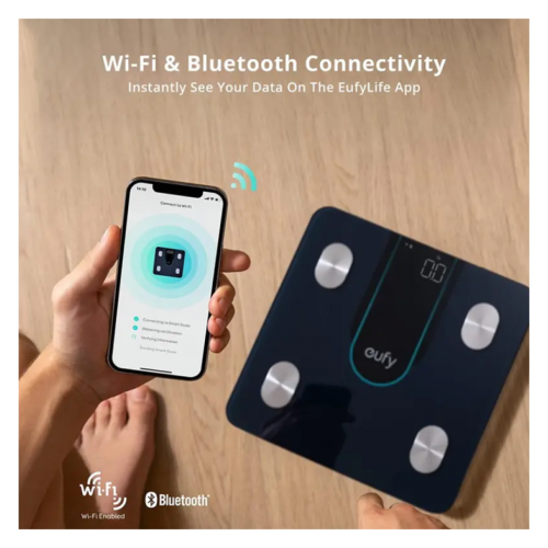 ميزان ذكي يوفي P2 رقمي لاسلكي لقياس الوزن - أبيض