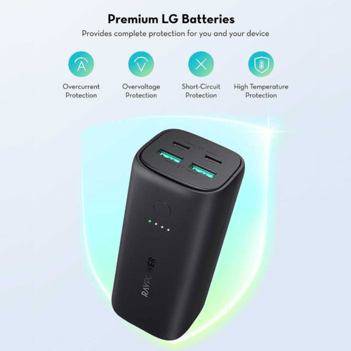 بور بنك شاحن متنقل من راف بور 20000mAh