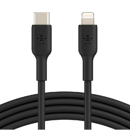 سلك شاحن من بيلك تايب سي الى ايفون 120C - لون اسود