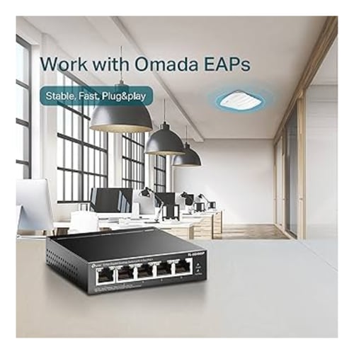 سويتش تي بي لينك مزود بخمسة منافذ بسرعة 1000/100/1...