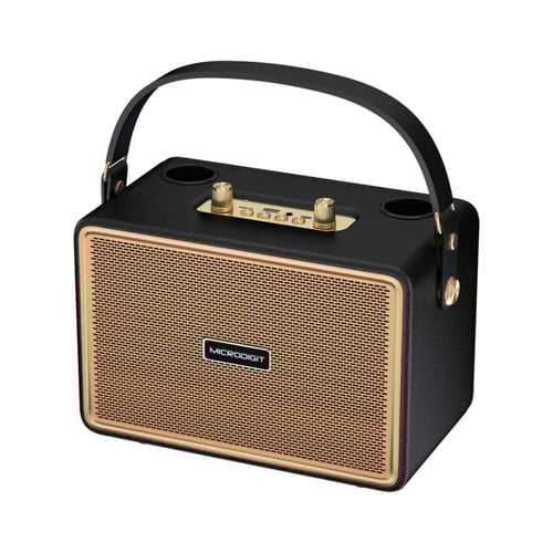 مكبر صوت كاريوكي مع مايكرفون بقوة 10 واط من مايكرو...