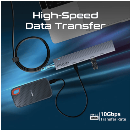 محور بيانات USB-C متعدد المنافذ بسرعة 10 جيجابت في...