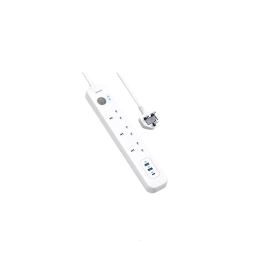 انكر - توصيلة 3 منافذ طاقة ومنفذين USB + بي دي - ا...