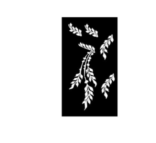 Engraved sticker