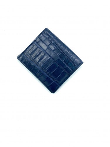 MATT NAVY CROCODILE MEN'S WALLET