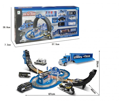 الشاحنة و المدار - سيارة الشرطة