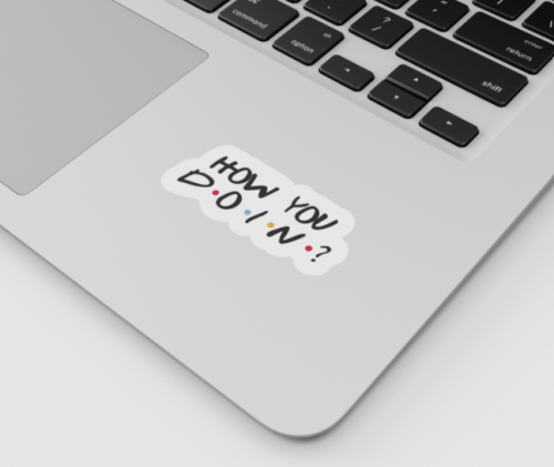 ملصق - How you doin