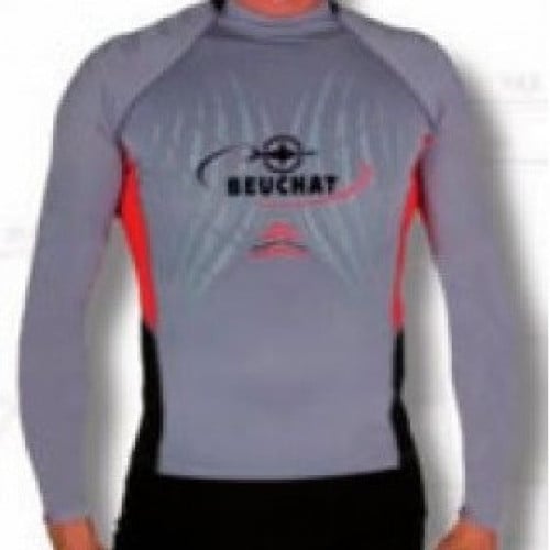 فلينة بوشات رجالي كم طويل رمادي/أسود/أحمر