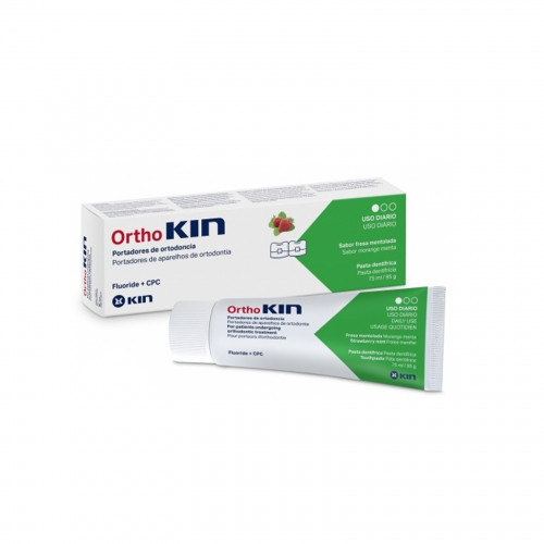 معجون اورثو كين بالفراولة والنعناع لصحة الفم 75 مل