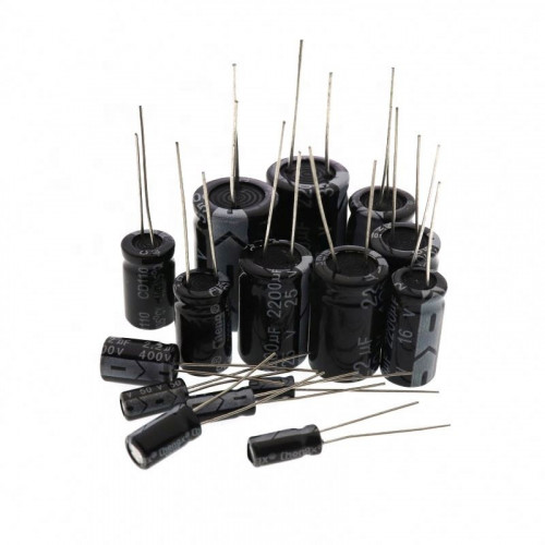 مكثف كيميائي Electrolyte Capacitor 10uF 35V