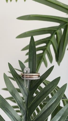 ‏خاتم المشبك ملون