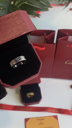 ‏خاتم كارتير فضي او ذهبي مع ملحقاته