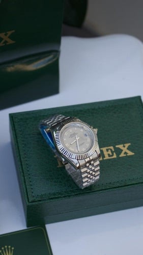 ساعة رمادي رولكس رجالي