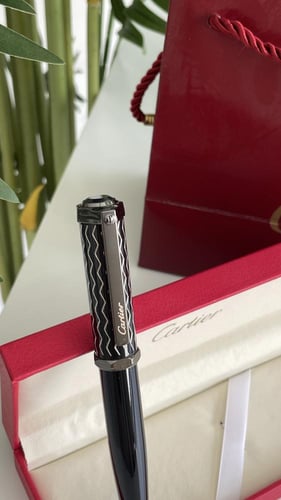 ‏قلم كارتير اسود مع الملحقات