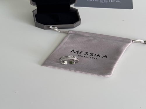 خاتم مسيكا فضي