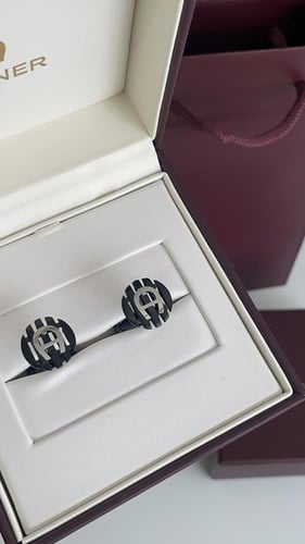 كبك اسود مع فضي اقنر مع ملحقاته