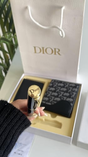 طقم ديور محفظه،محفظه بطايق، قلم مع ملحقاته