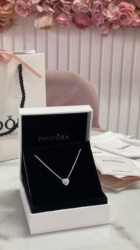 سلسال باندورا قلب فضي