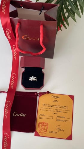 خاتم كارتير فضي