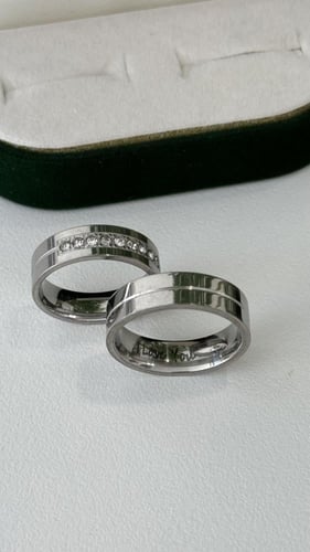 خواتم كبلز رجالي ونسائي فضي