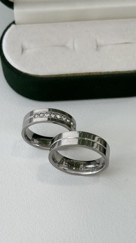 خواتم كبلز رجالي ونسائي فضي