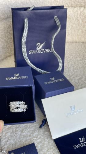 خاتم سوارفسكي فضي