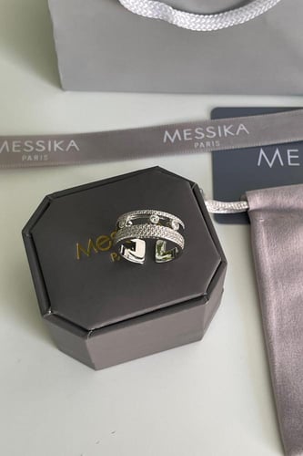 خاتم مسيكا فضي